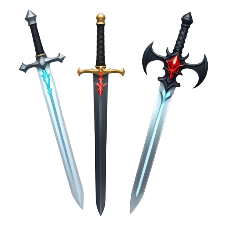 Angel x devil sword  sticker
