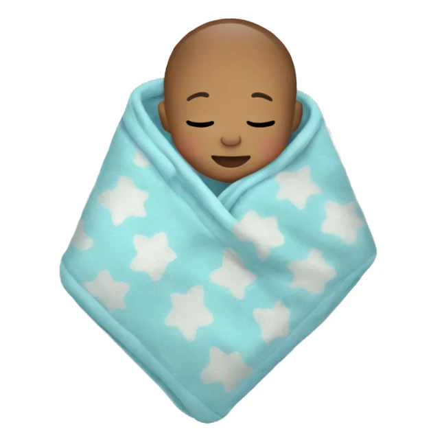 baby sleeping blanket sticker