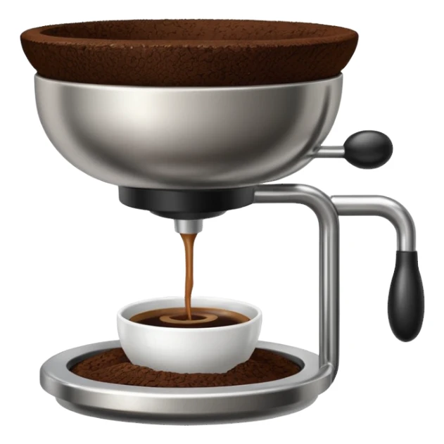 Coffee portafilter sticker