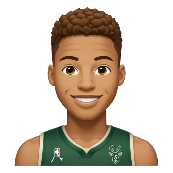 giannis smiling Bucks sticker