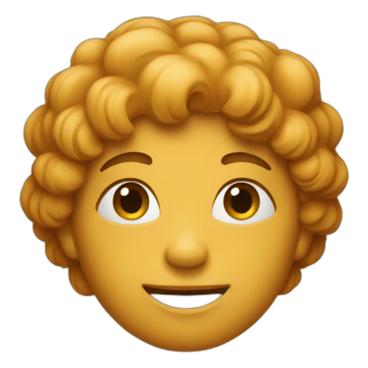 number two in amber color sticker