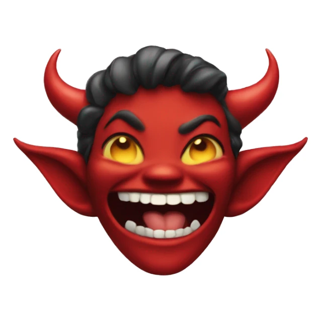 Devil Womans grin  sticker