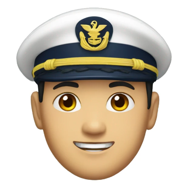 asian navy sailor sticker