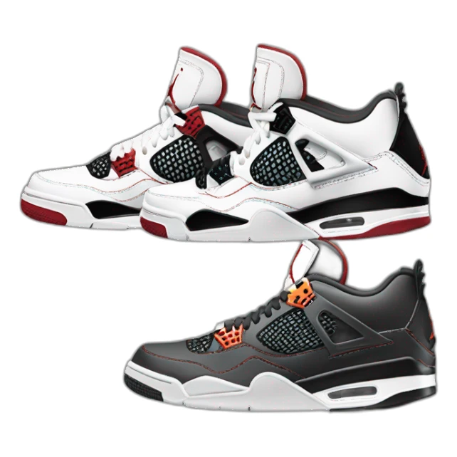 Air jordan retro 4 sticker