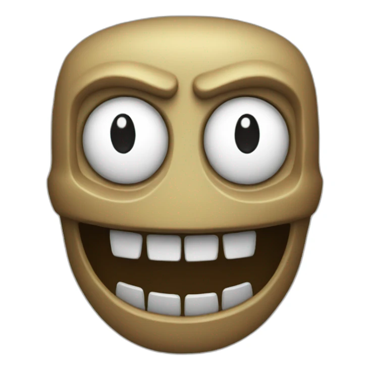 Doom game happy face sticker