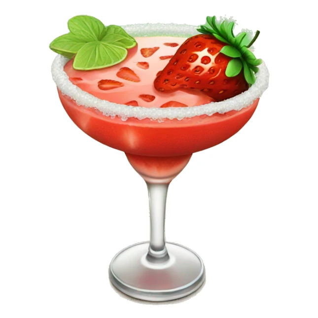 Strawberry margarita sticker