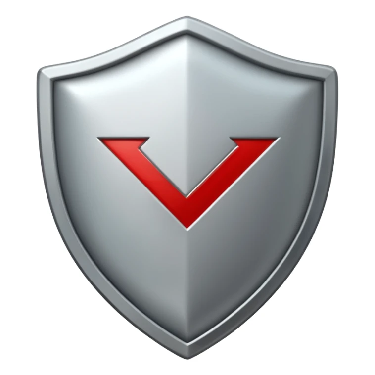 SHIELD with check mark sticker