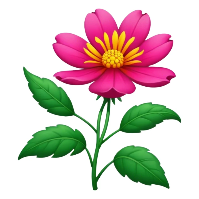large colorful flower mexican sticker