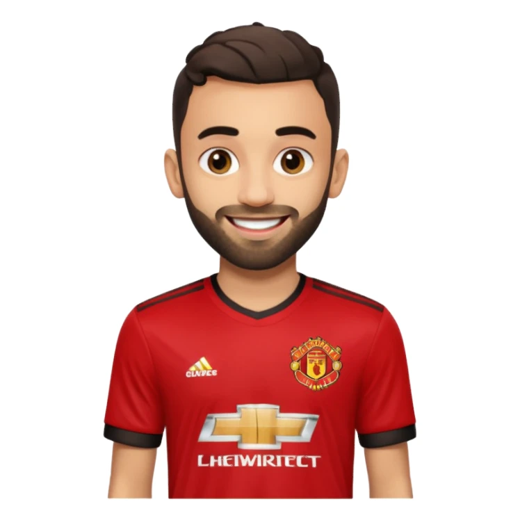bruno fernandes manchester united sticker