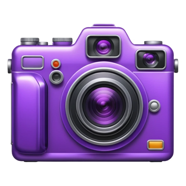 Purple camera sticker