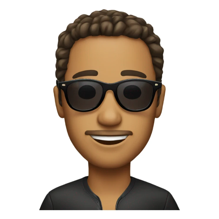 Me wearing sunglasses sticker