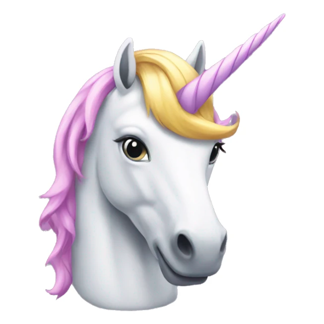 a high unicorn sticker