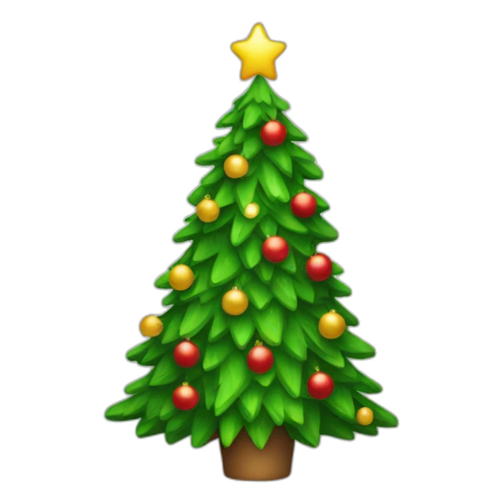 christmas tree sticker
