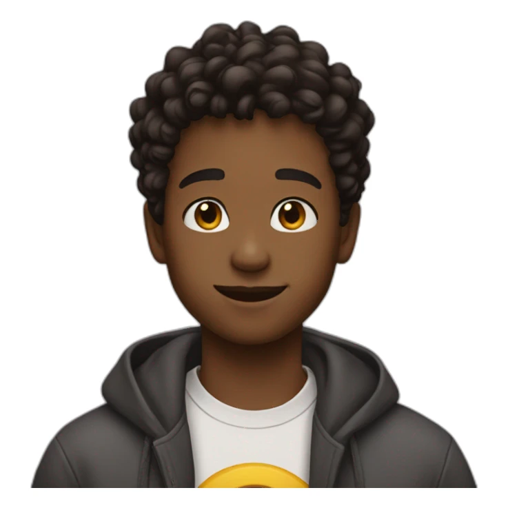 Boy with this emoji🥰 sticker