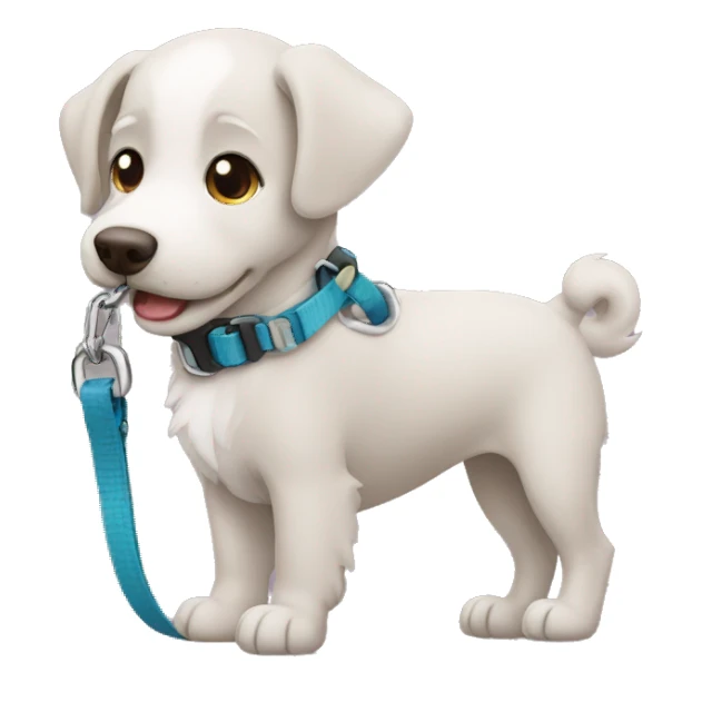 dog leash sticker