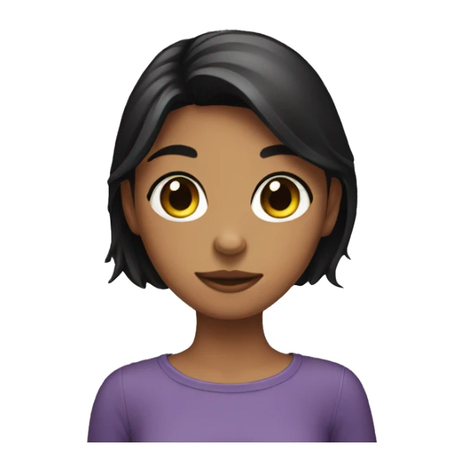 Girl holding a black cat sticker