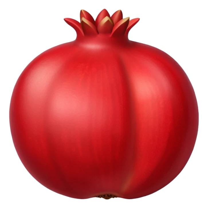 A pomegranate with visible seeds sticker