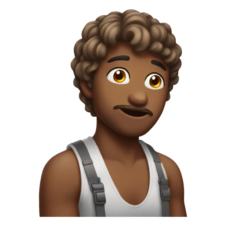 Drooling in love emoji sticker