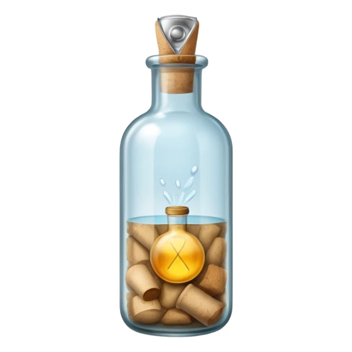 A Message Bottle, big sticker