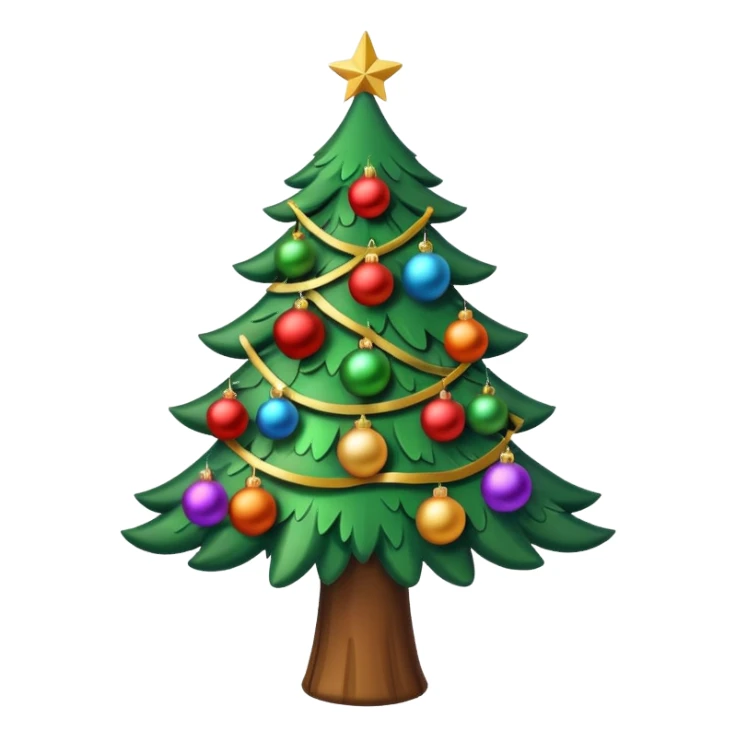 christmas trees sticker