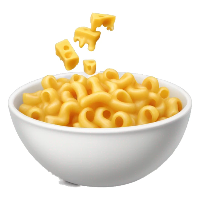 bowl with mac and cheese sticker