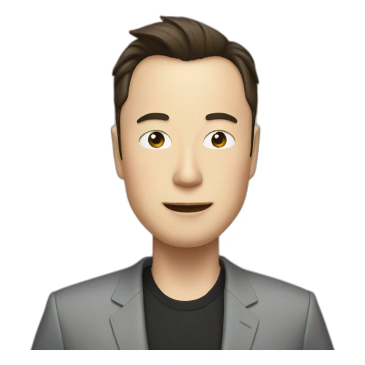 japanese elon musk sticker