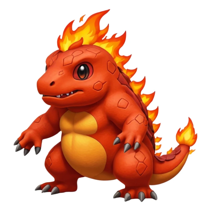 Crocalor-Coalossal-Pokémon, full body sticker