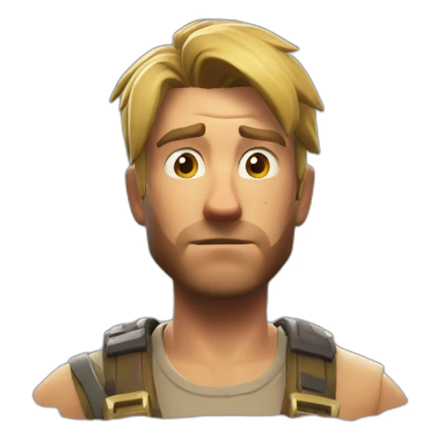 fortnite thinking jonesy sticker