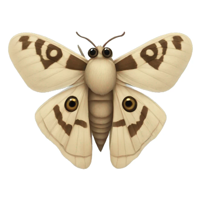 Moth sticker