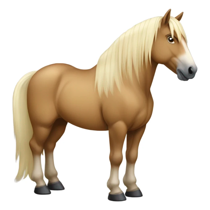 Fjord horse sticker