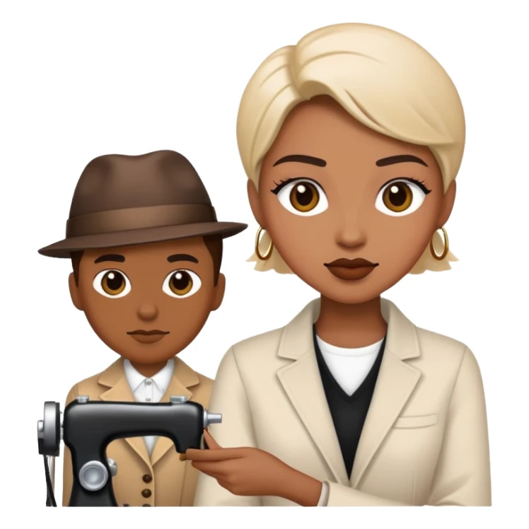 fashion designer sticker