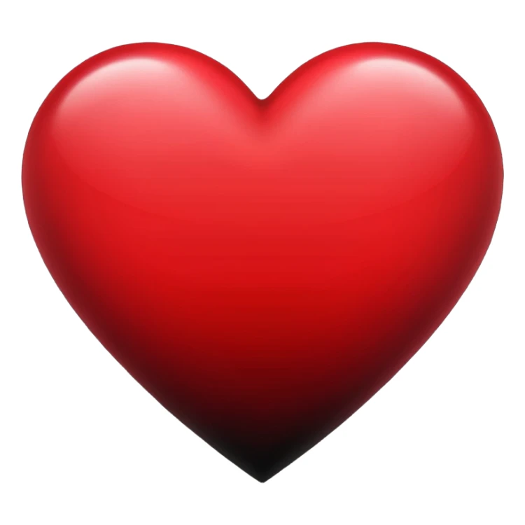 heart with a velvet gradient sticker