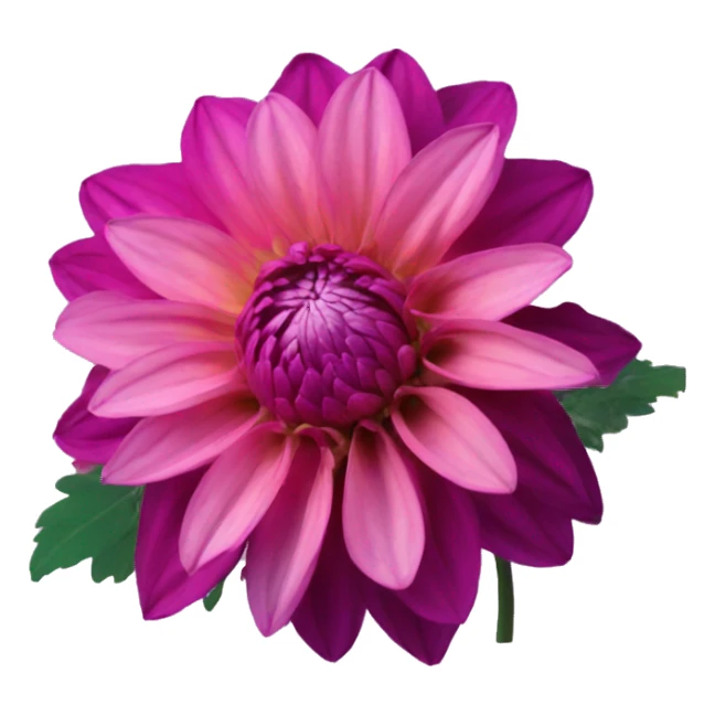 Dahlia flower sticker