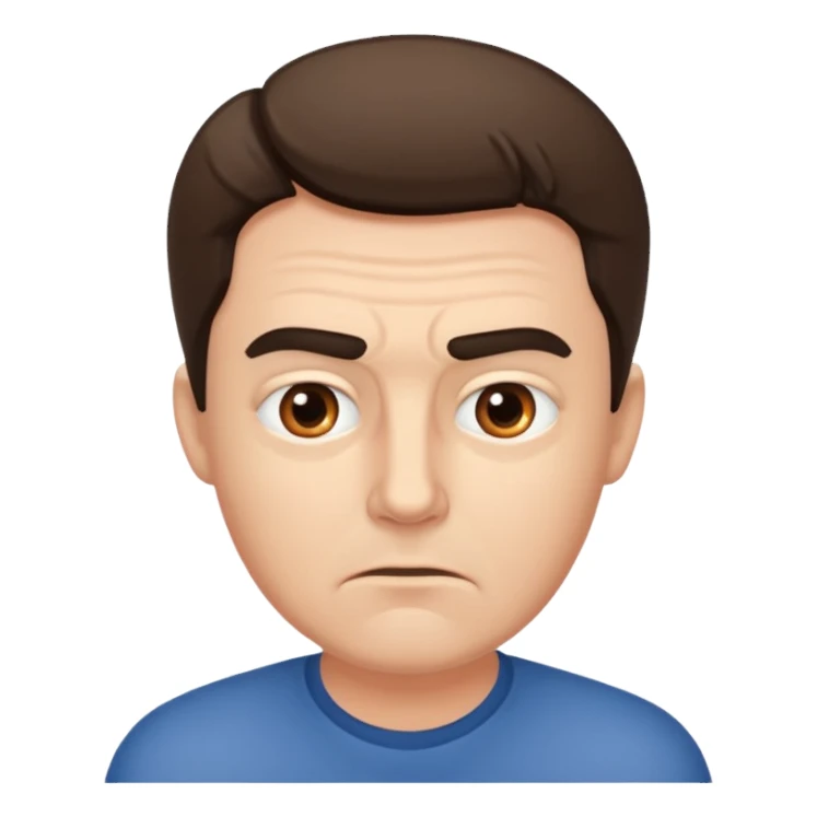 a  man  asking a question sticker