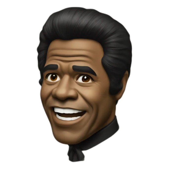 James Brown sticker