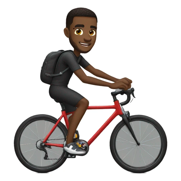 Samuel etoo sur le velo sticker