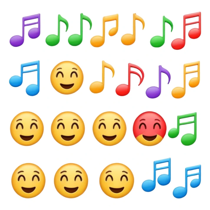 Una emojis con audios sticker
