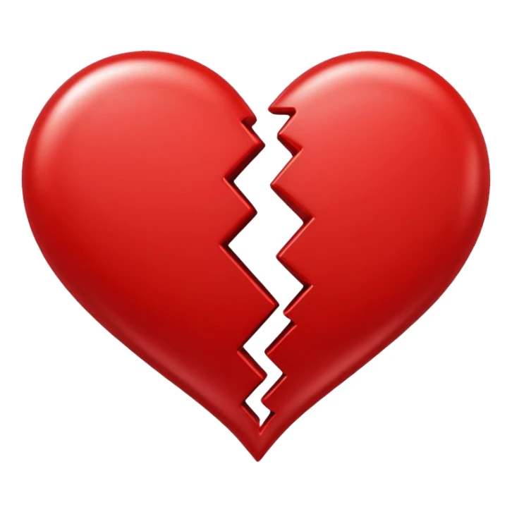 Words "Always Together" heart shaped sticker