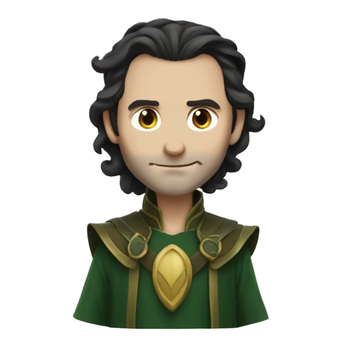 loki scandinavian god sticker