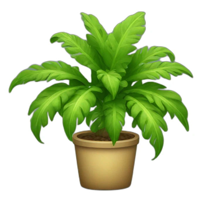 exotic plant sticker