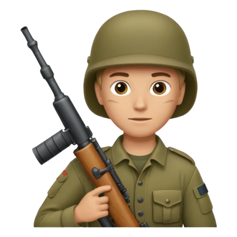 
solder with rpg-7 sticker