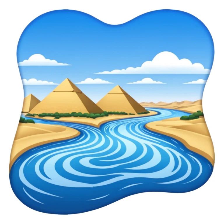 The Nile River sticker