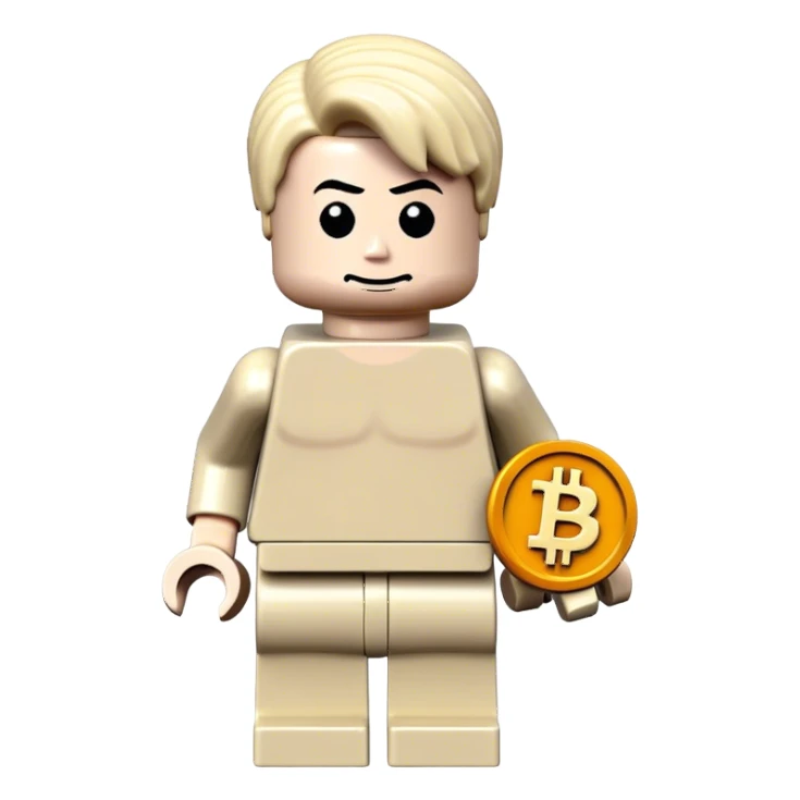 lego homme hackeur bitcoin sticker