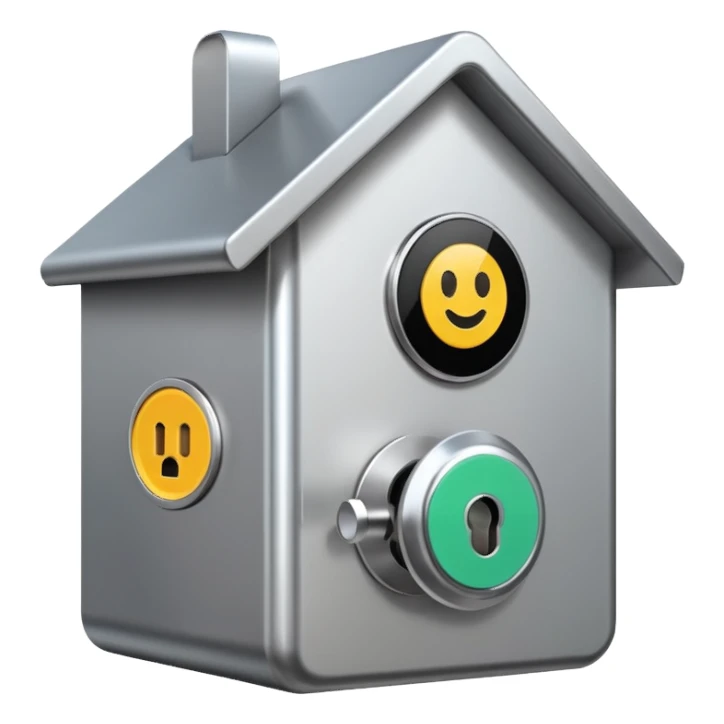 Дом с умной блокировкой sticker