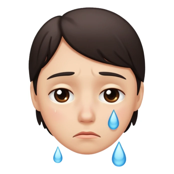 sad and lonley person sticker