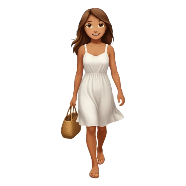 Coastal Town woman sticker