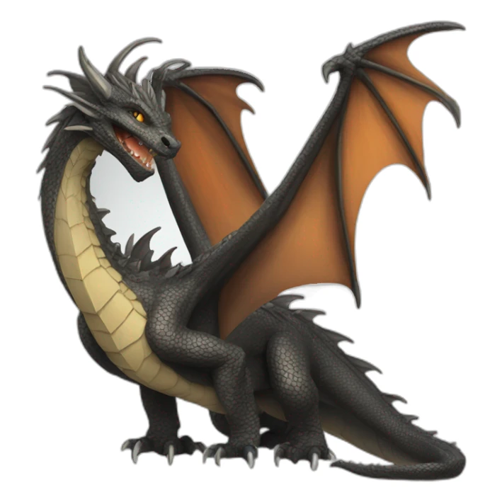 Dragon des tenebres sticker