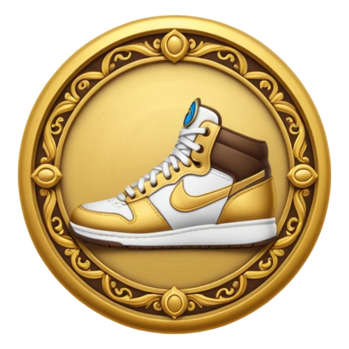 circular achievement style badge for Renaissance Sneakerhead sticker