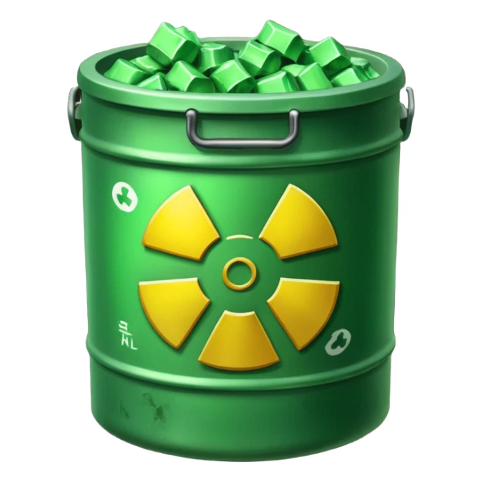 nuclear waste sticker