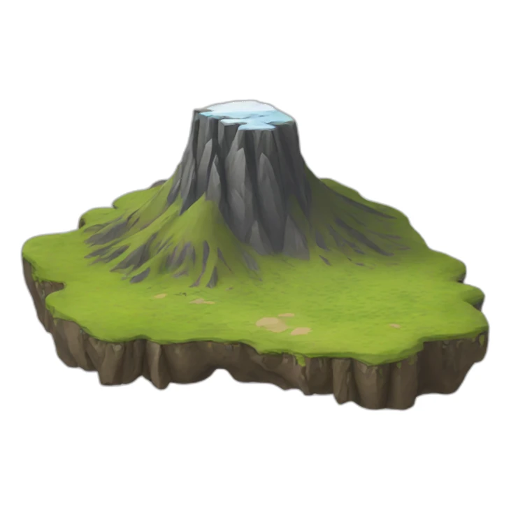 iceland island detailed sticker